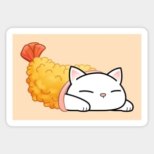 Chubby Cat Shrimp Tempura Magnet